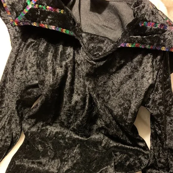 Halloween black witch costume girls size Large 12-14 - Picture 4 of 9